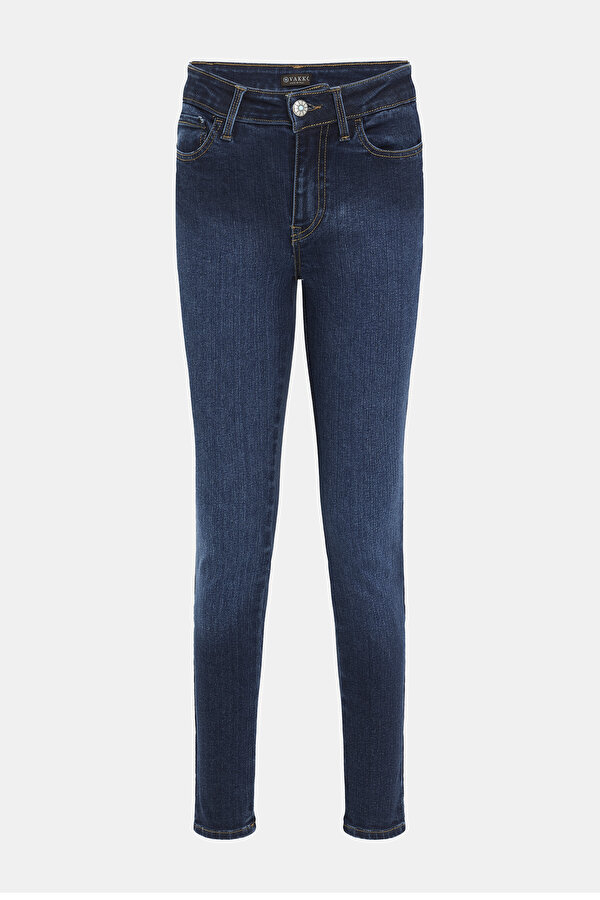 LACİVERT JEAN PANTOLON