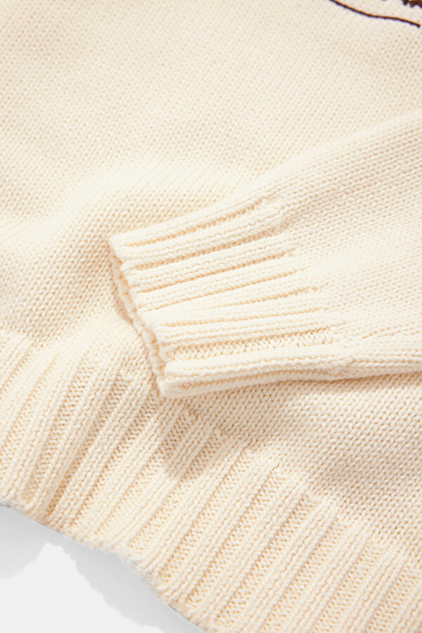 CREAM RELAX FİT SWEATSHIRT 7