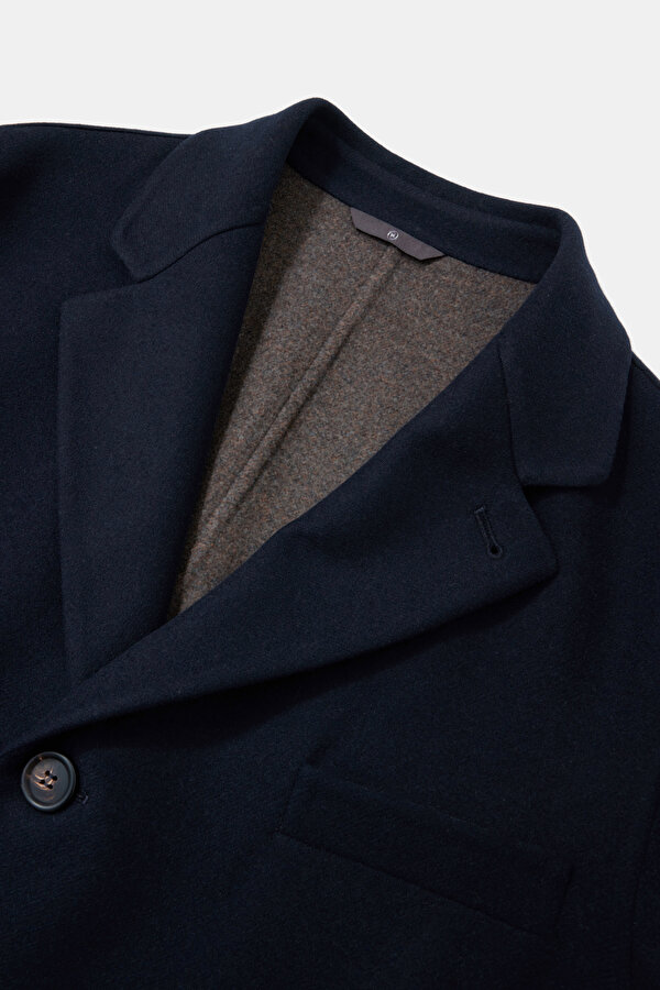 BROWN WOOL/CASHMERE TOPCOAT 6