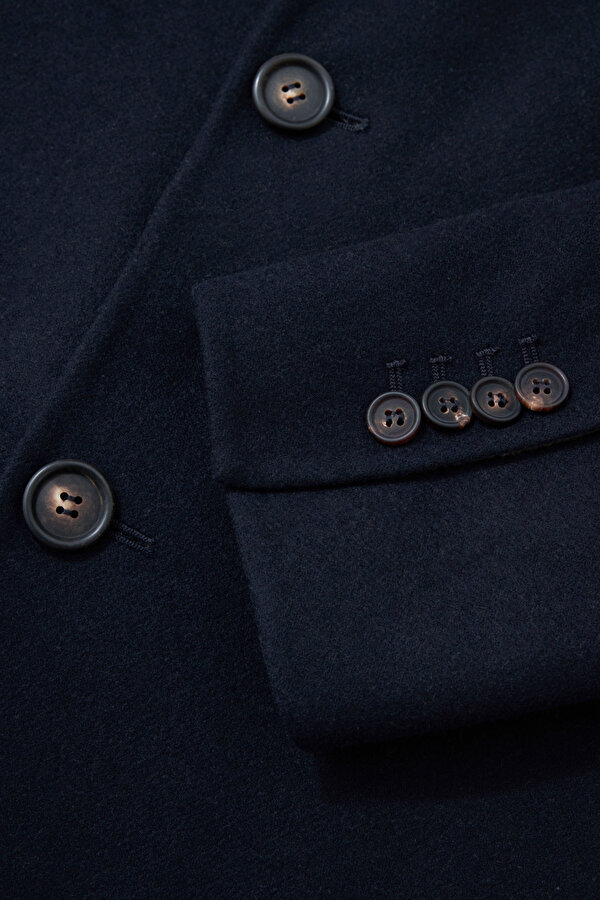 BROWN WOOL/CASHMERE TOPCOAT 7