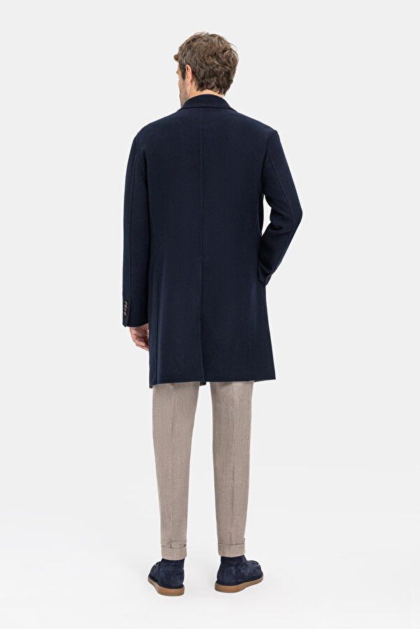 BROWN WOOL/CASHMERE TOPCOAT 2
