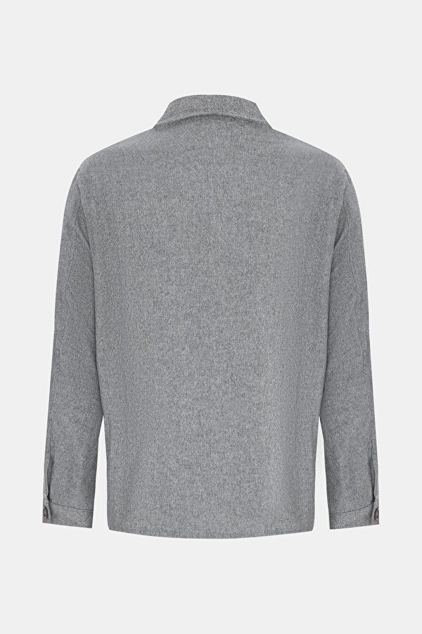 GREY CASHMERE/SILK COAT 7