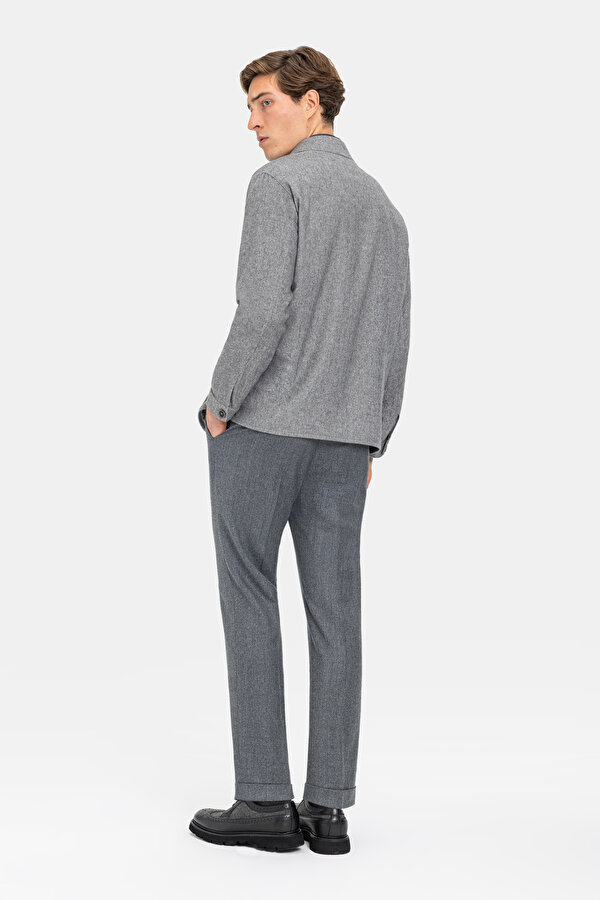 GREY CASHMERE/SILK COAT 2