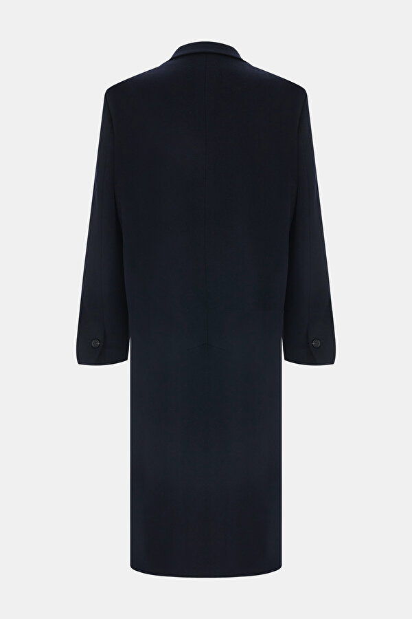 NAVY BLUE WOOL TOPCOAT 7