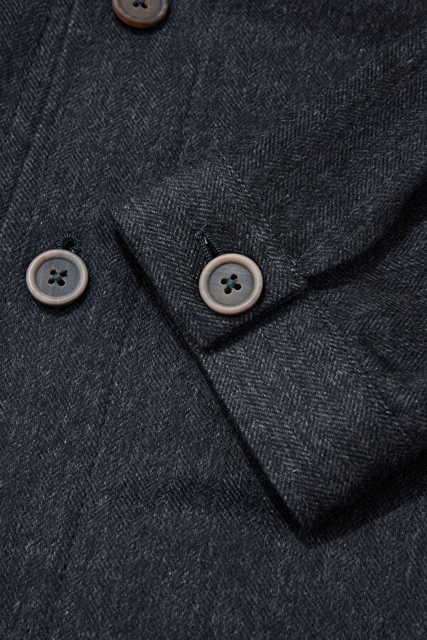 SMOKED CASHMERE/SILK COAT 7