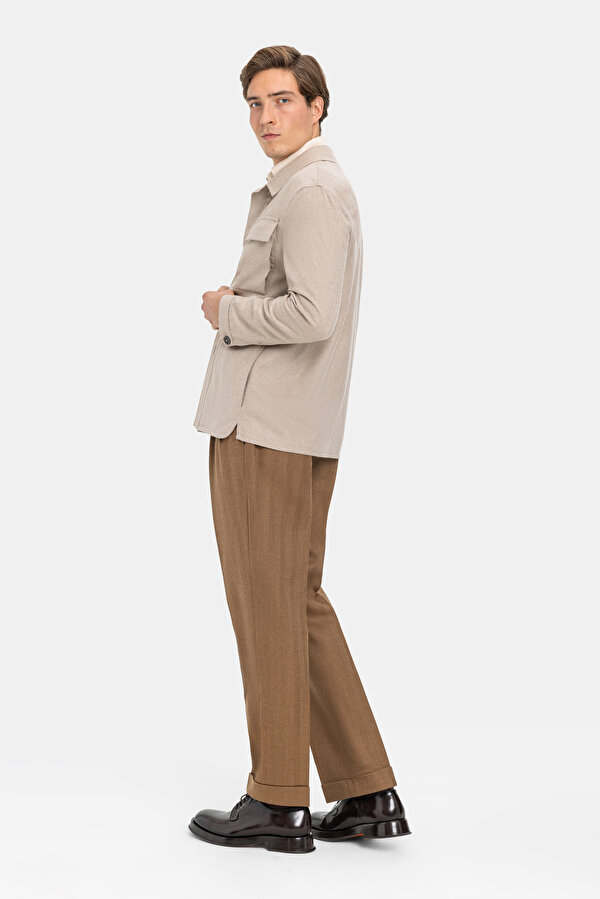 BEIGE CASHMERE/SILK COAT 2