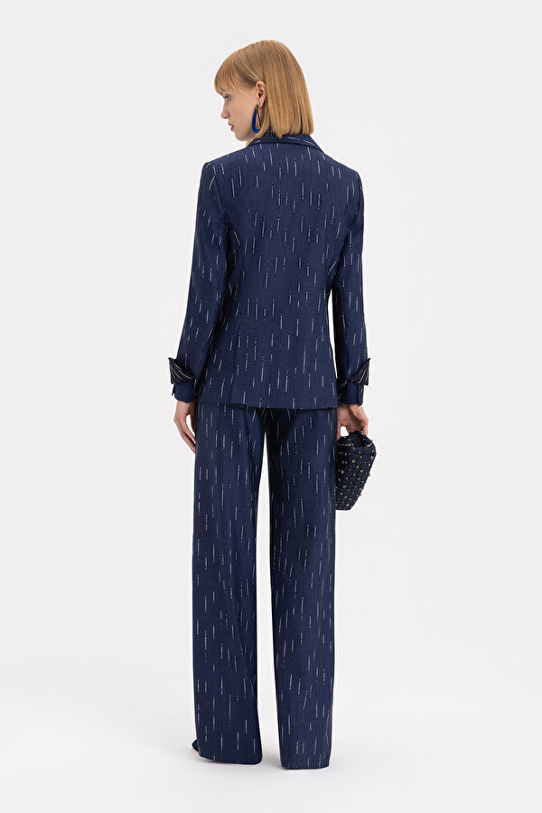 MULTICOLOR SURPLICE NECKLINE (CROSS-OVER NECKLINE) JACKET 2