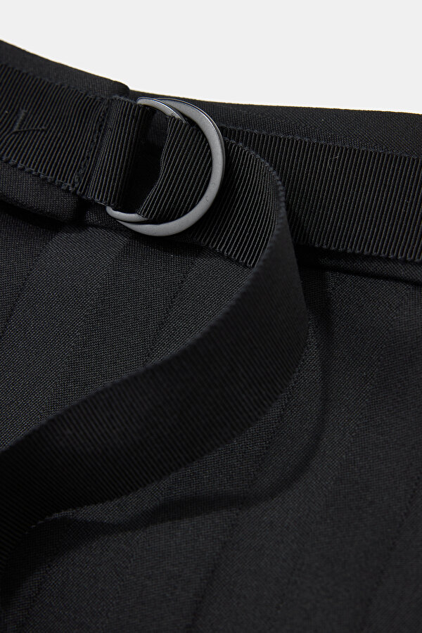 BLACK STRAIGHT CUT TROUSERS 7
