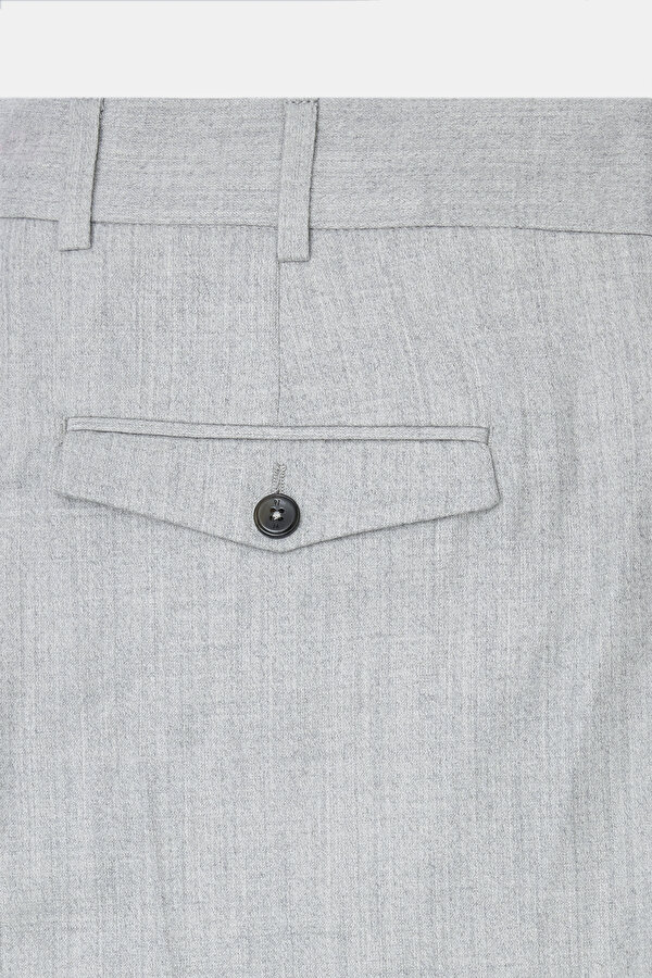 AÇIK GRİ DÜZ FLANEL PANTOLON 7