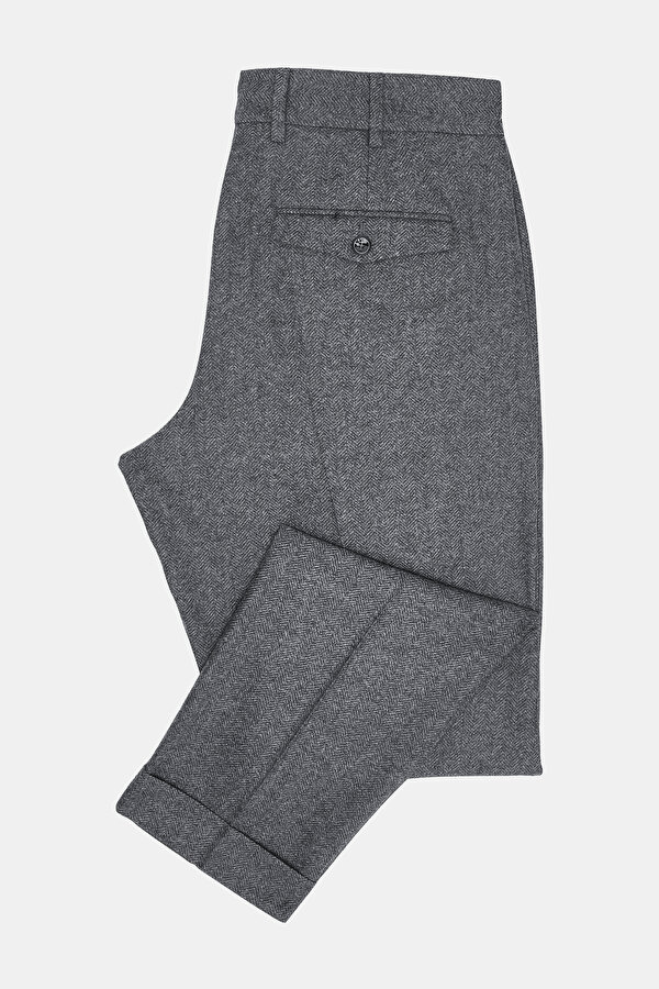 GRİ BALIKSIRTI PANTOLON 7