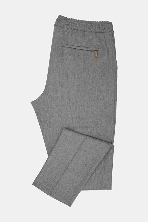 GRİ DÜZ FLANEL PANTOLON 6
