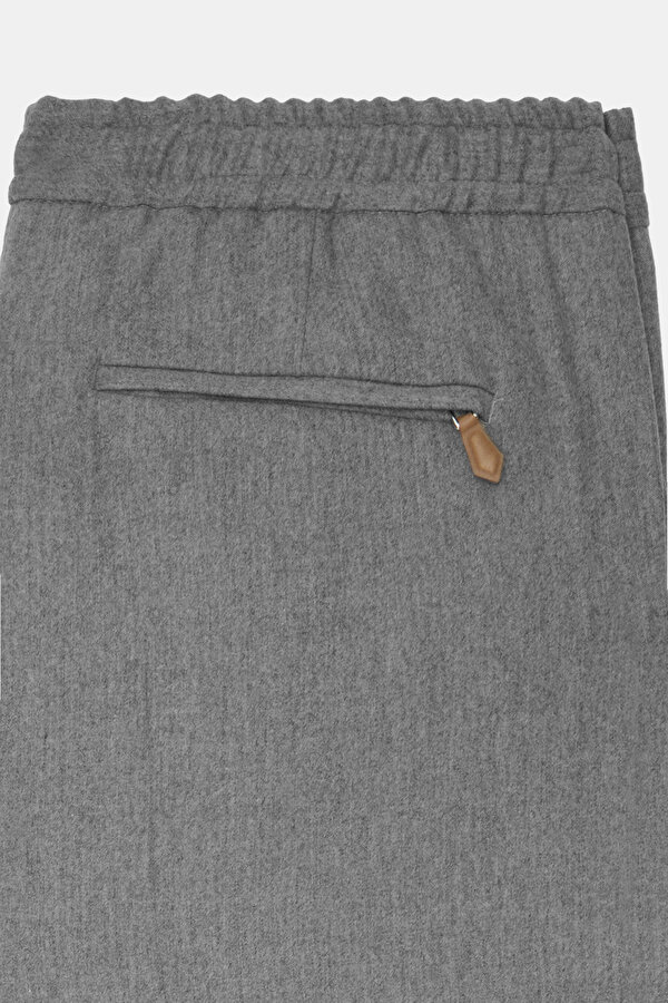 GRİ DÜZ FLANEL PANTOLON 7