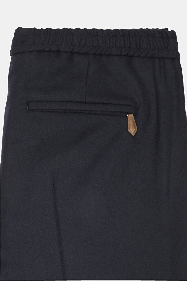 LACİVERT DÜZ FLANEL PANTOLON 7