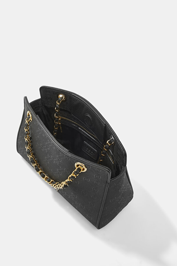 BLACK MONOGRAM BAG 6