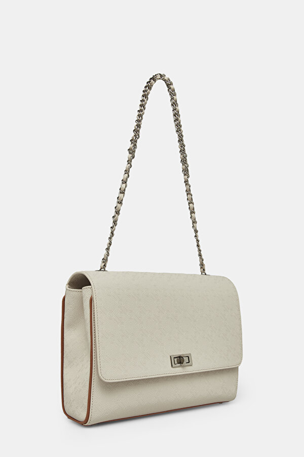 TAN MONOGRAM BAG 2
