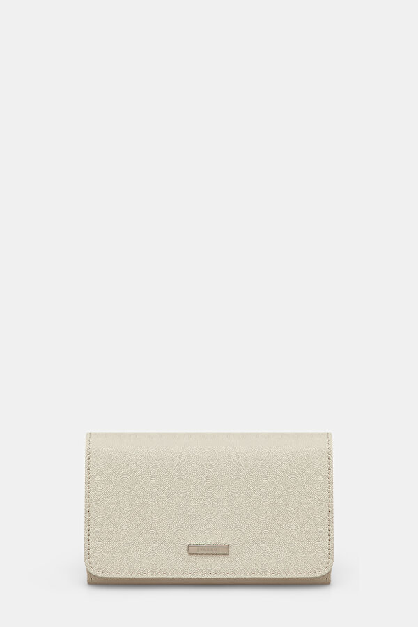 ECRU MONOGRAM WALLET