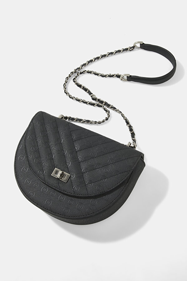 BLACK MONOGRAM BAG 7