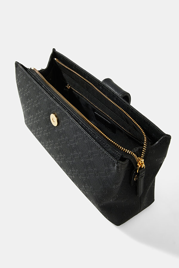 BLACK MONOGRAM BAG 6