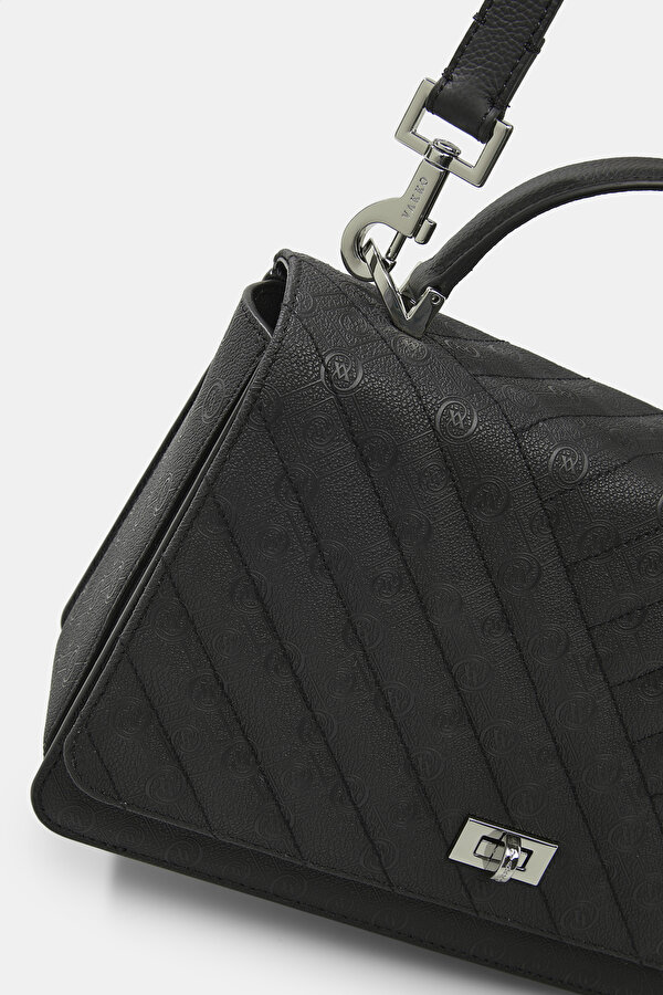 BLACK MONOGRAM BAG 6