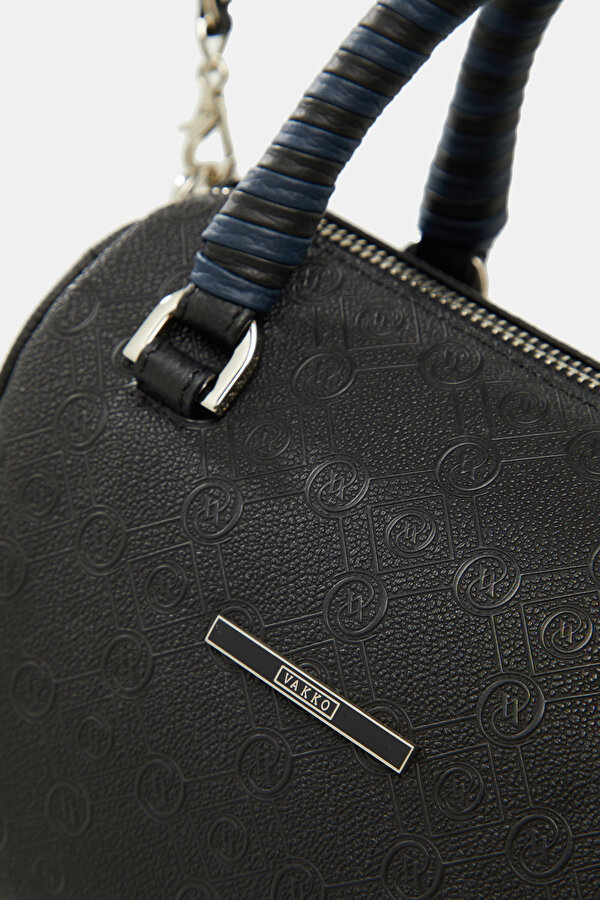 BLACK MONOGRAM BAG 6