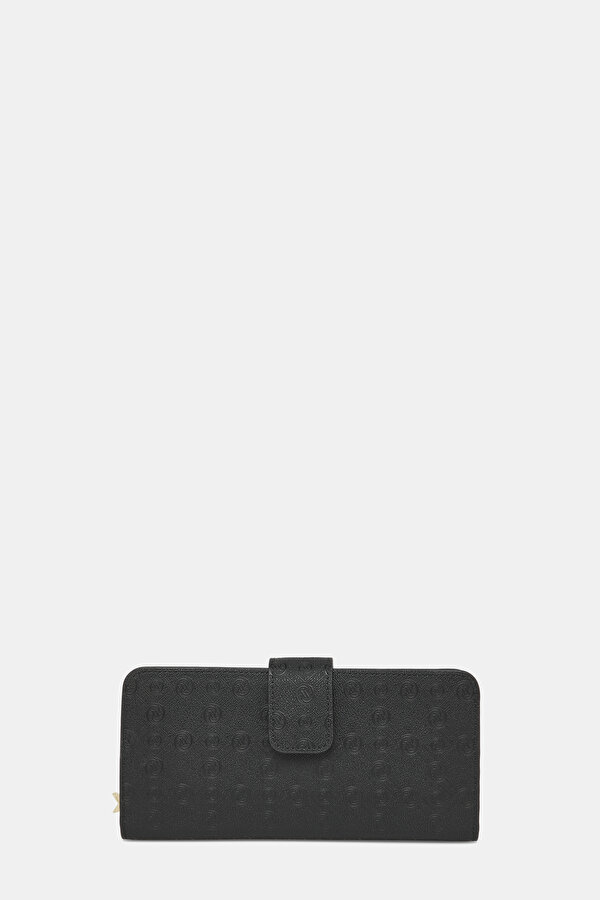 BLACK MONOGRAM WALLET