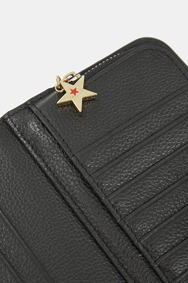BLACK MONOGRAM WALLET 7