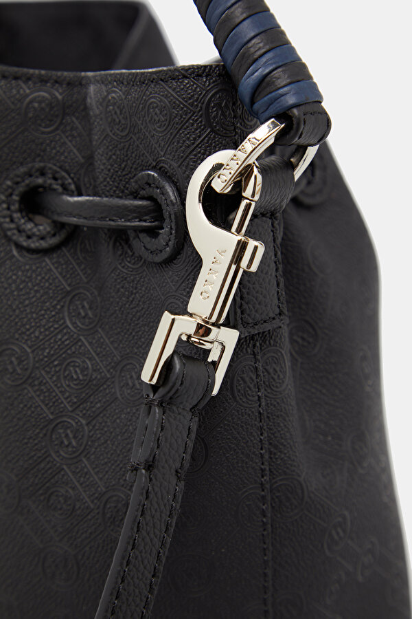 NAVY BLUE MONOGRAM BAG 6