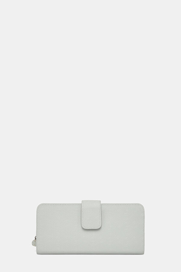 GREY MONOGRAM WALLET