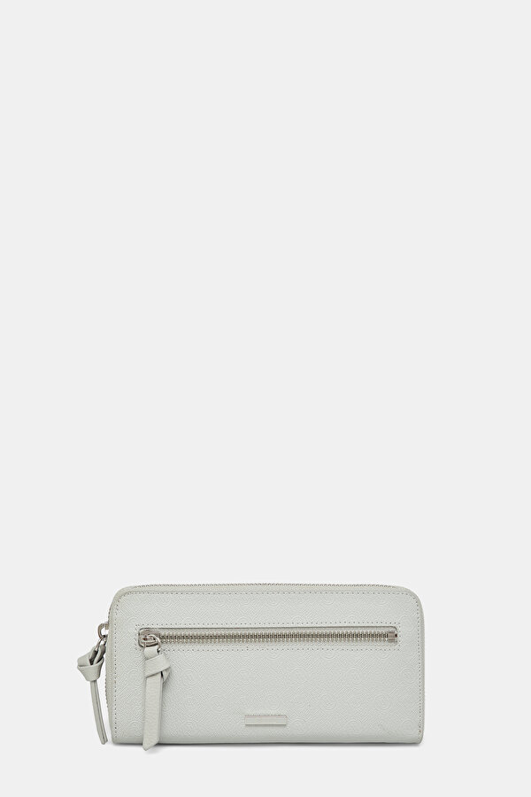 GREY MONOGRAM WALLET
