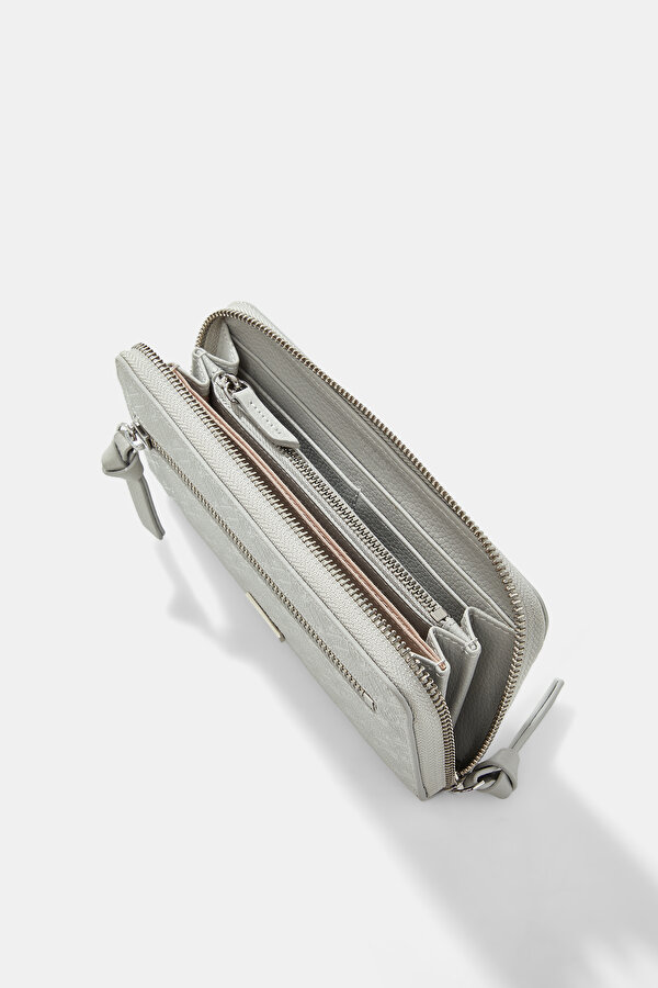 GREY MONOGRAM WALLET 6