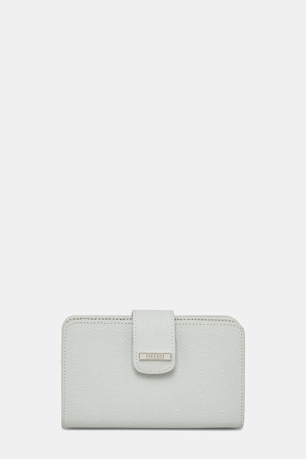 GREY MONOGRAM WALLET