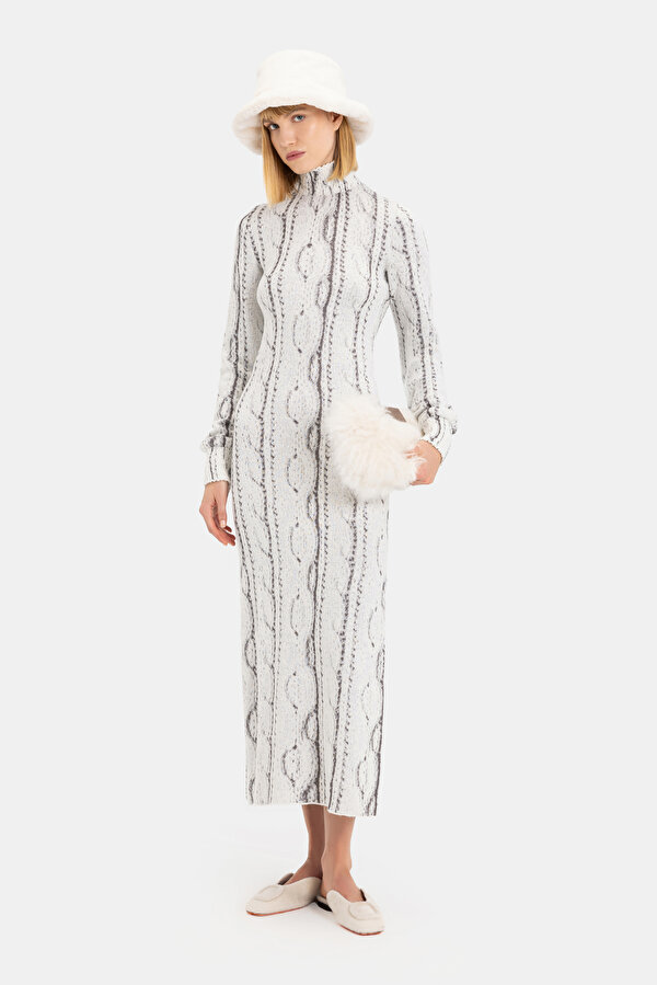 MINK LONG SLEEVE DRESS