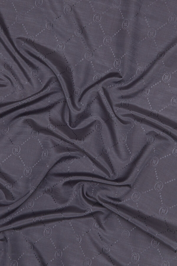 ANTHRACITE COTTON/SILK SHAWL 2