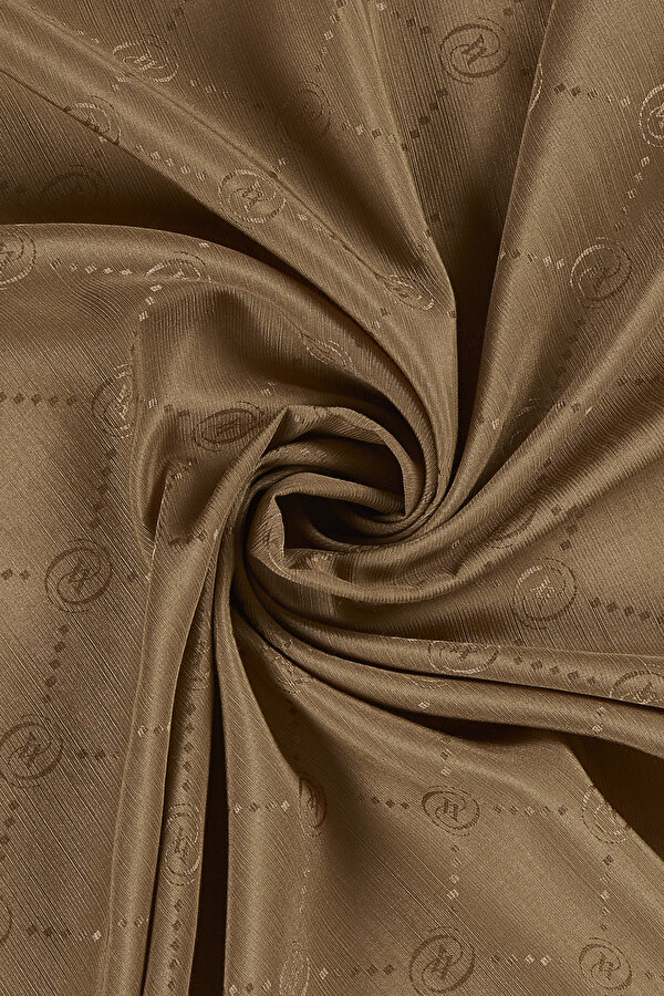 BROWN COTTON/SILK SHAWL 2