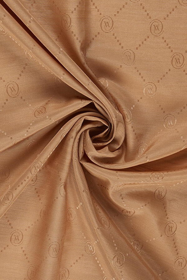 LIGHT BROWN COTTON/SILK SHAWL 2
