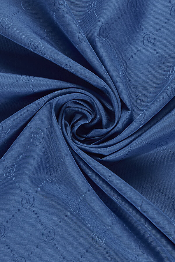 BLUE COTTON/SILK SHAWL 2