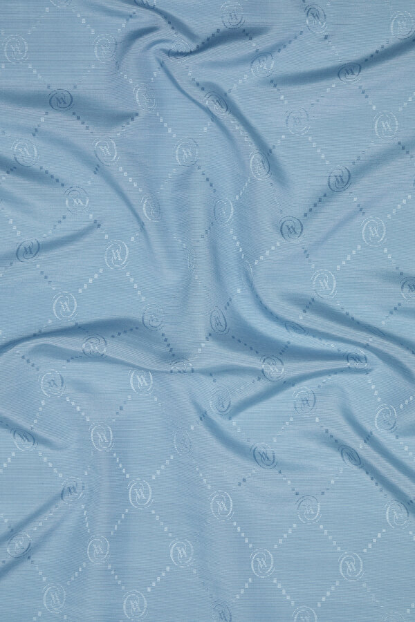 TURQUOISE COTTON/SILK SHAWL 2