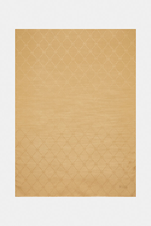 CAMEL COTTON/SILK SHAWL