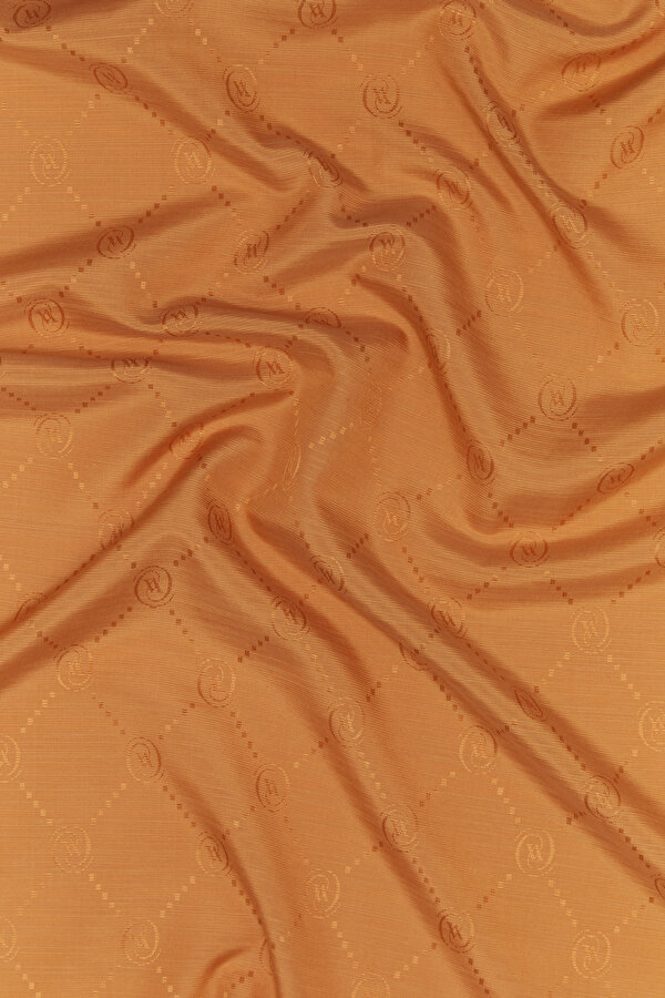 TAN COTTON/SILK SHAWL 2