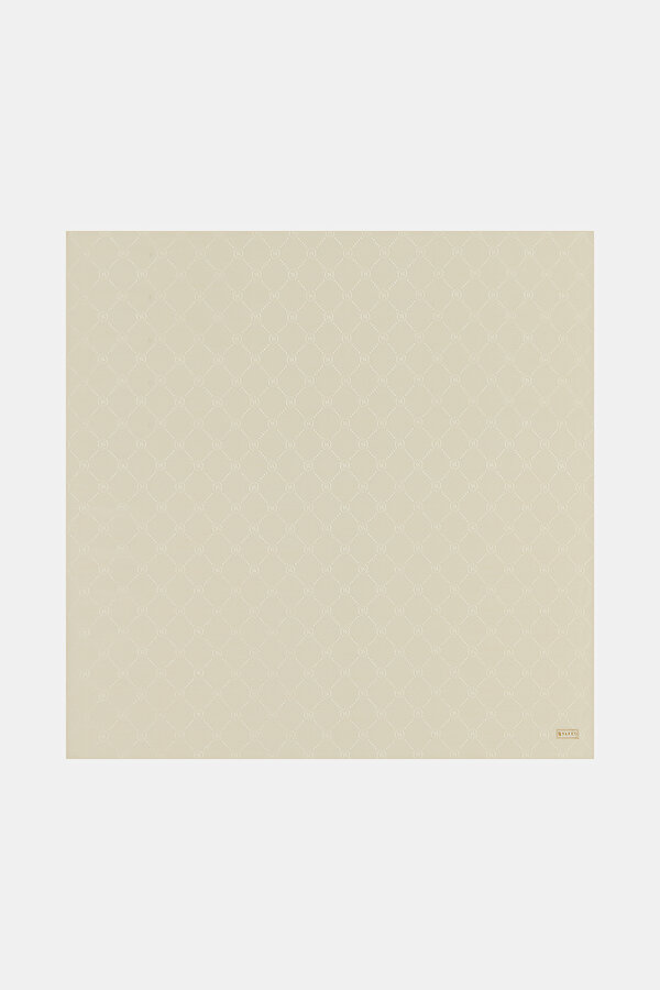 ECRU COTTON/SILK SCARF