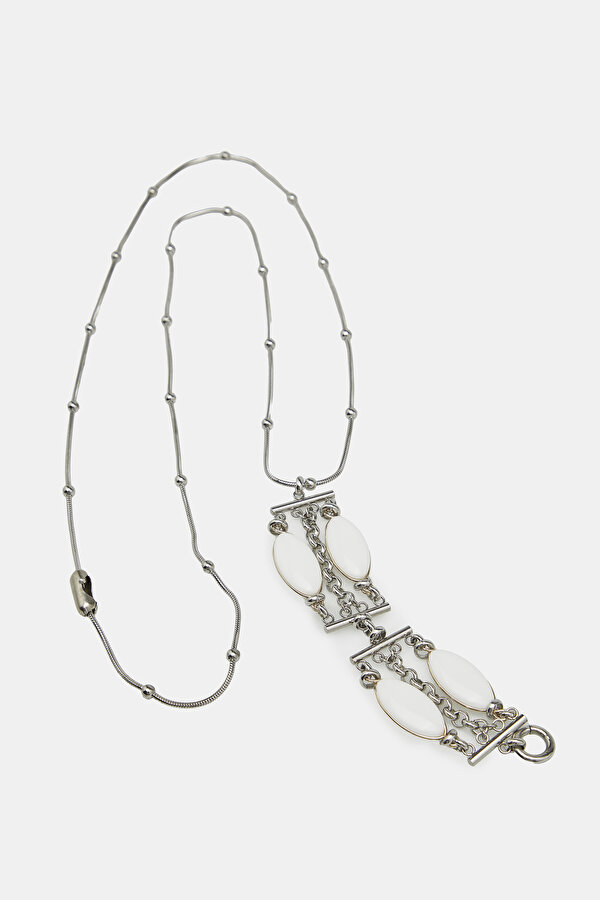 WHITE NECKLACE 2