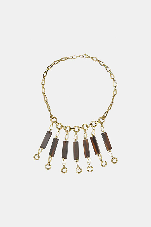 BROWN NECKLACE