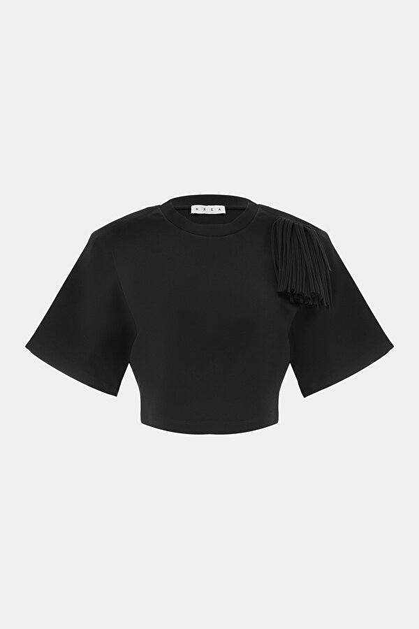 RELAX FİT BLACK BASİC / ROUND NECKLİNE TSHİRT