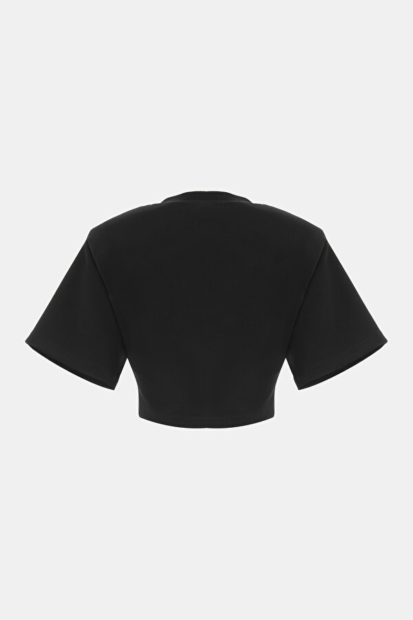 RELAX FİT BLACK BASİC / ROUND NECKLİNE TSHİRT 2