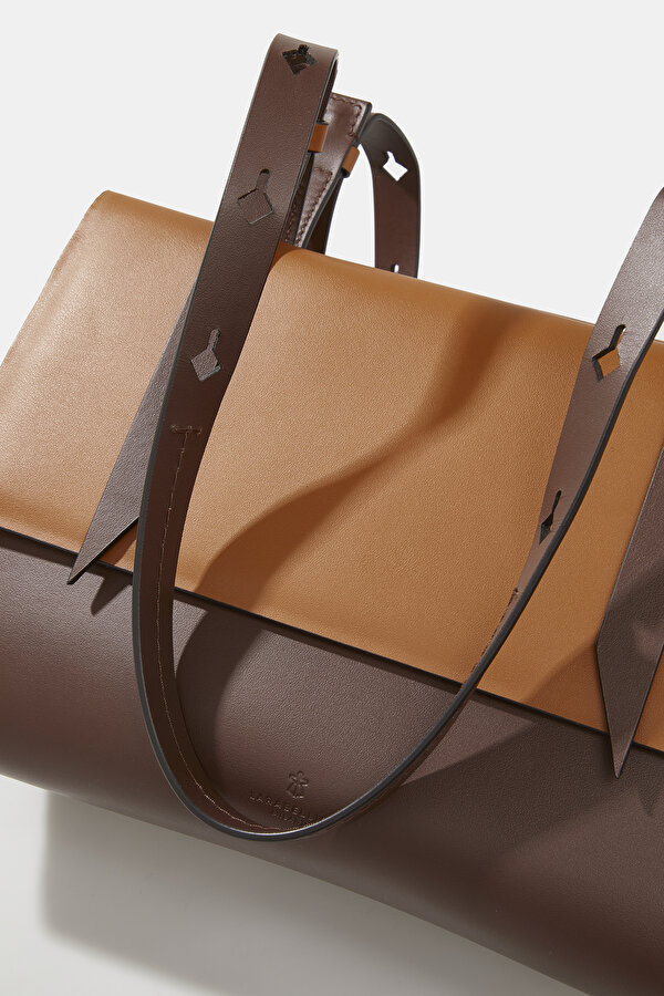 ORANGE LEATHER BAG 7