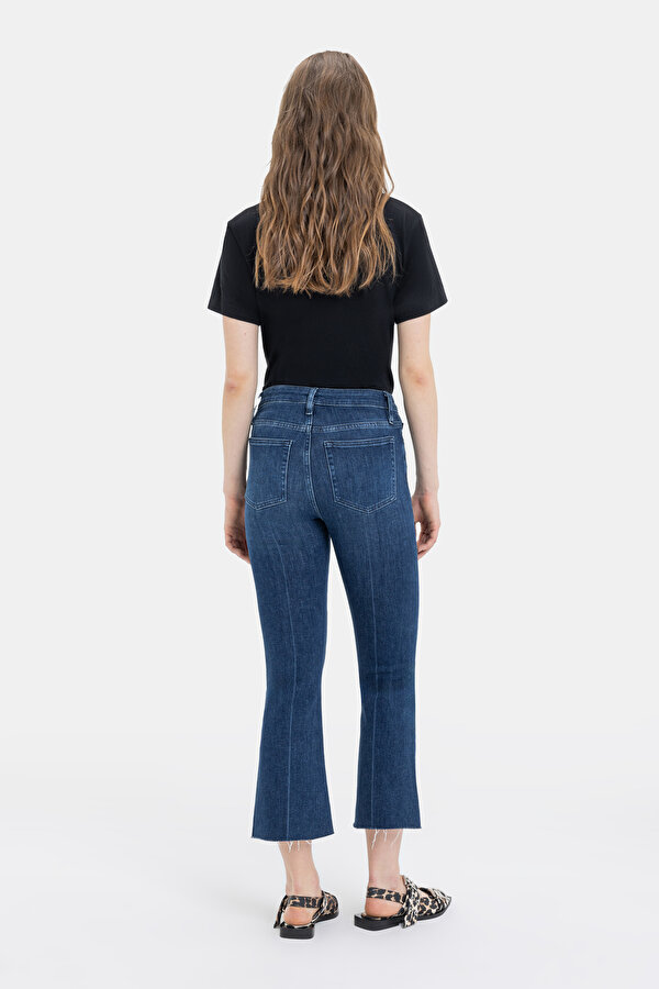 MINI BOOT CUT FLARE JEAN PANTOLON 2