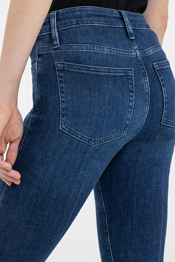 MINI BOOT CUT FLARE JEAN PANTOLON 6