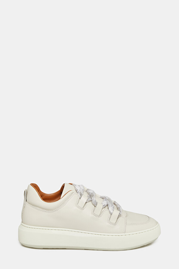 ECRU LEATHER SNEAKER