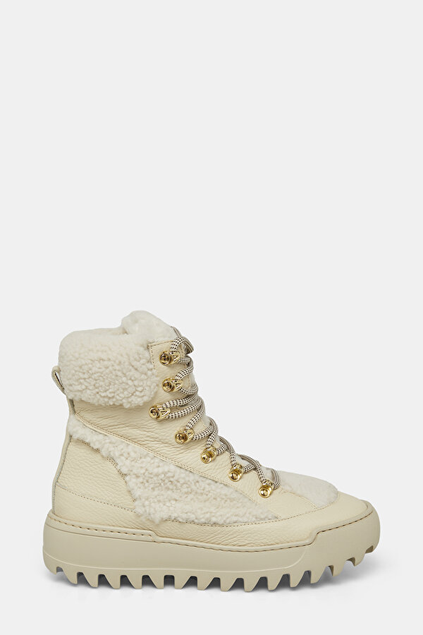 ECRU LEATHER BOOT