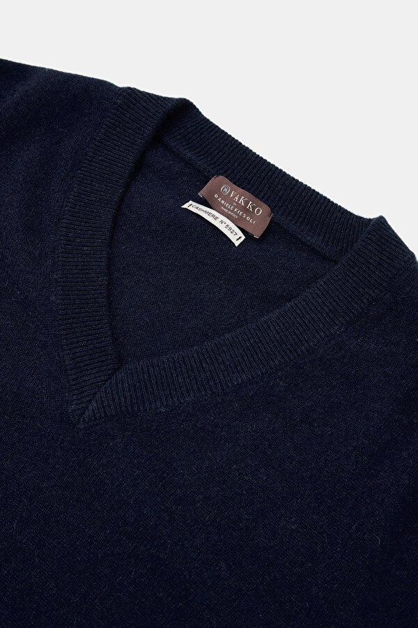 INDIGO V NECK TRICOT 6